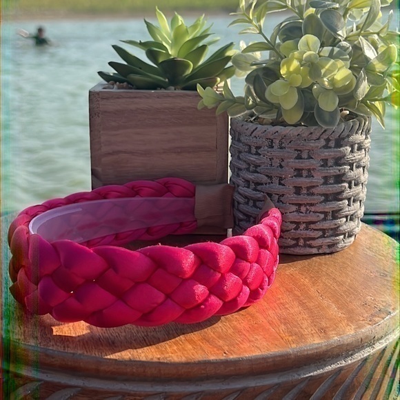 fierce_girl_956 Accessories - Pink Braided Headband
